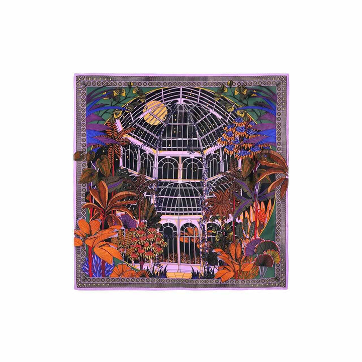 wild paris sjaal jardin d'hiver medium violet