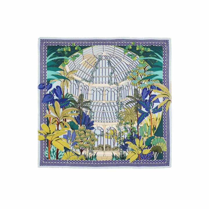 wild paris sjaal jardin d'hiver mini bleu