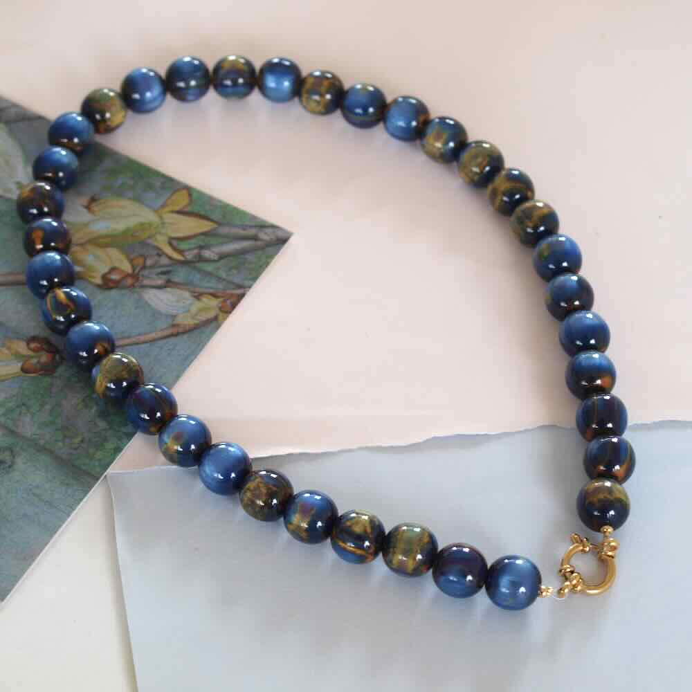 widaro ketting big blue gold