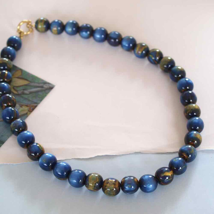 widaro ketting big blue gold