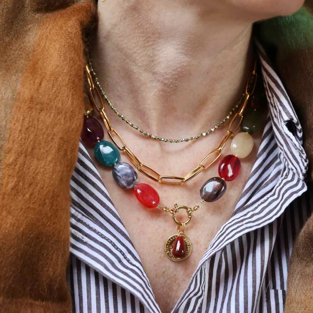 widaro ketting oval fall colours