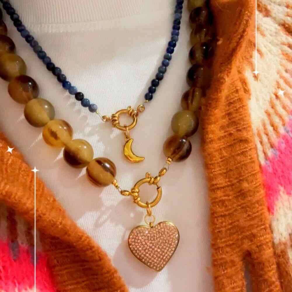 widaro ketting sodaliet blue