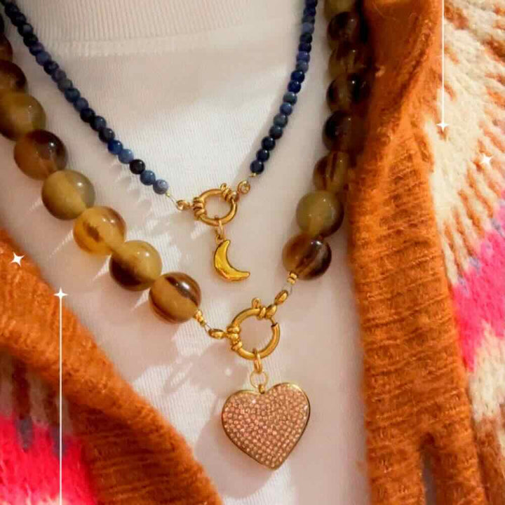 widaro ketting sodaliet blue