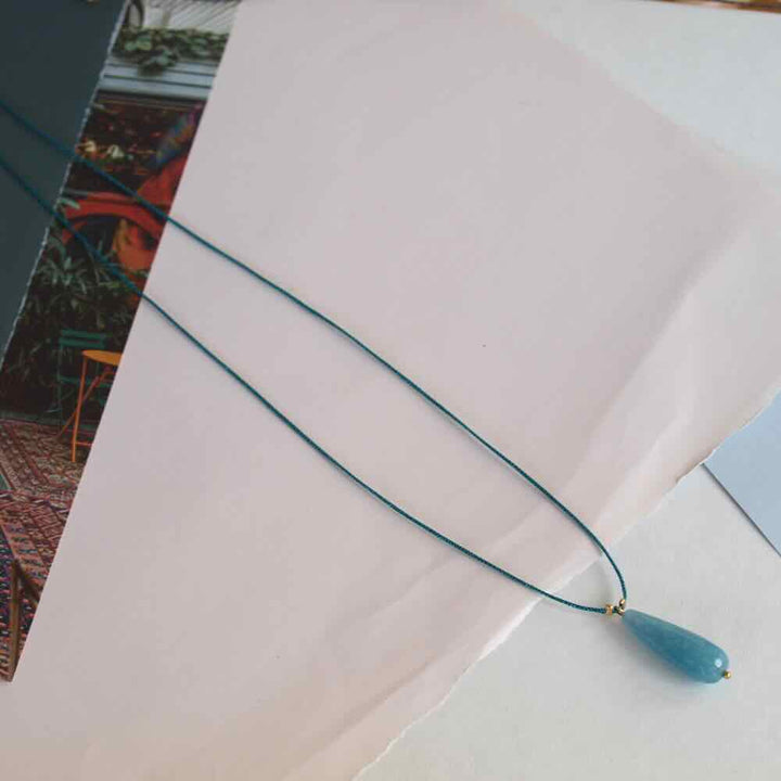 widaro ketting cord with drop