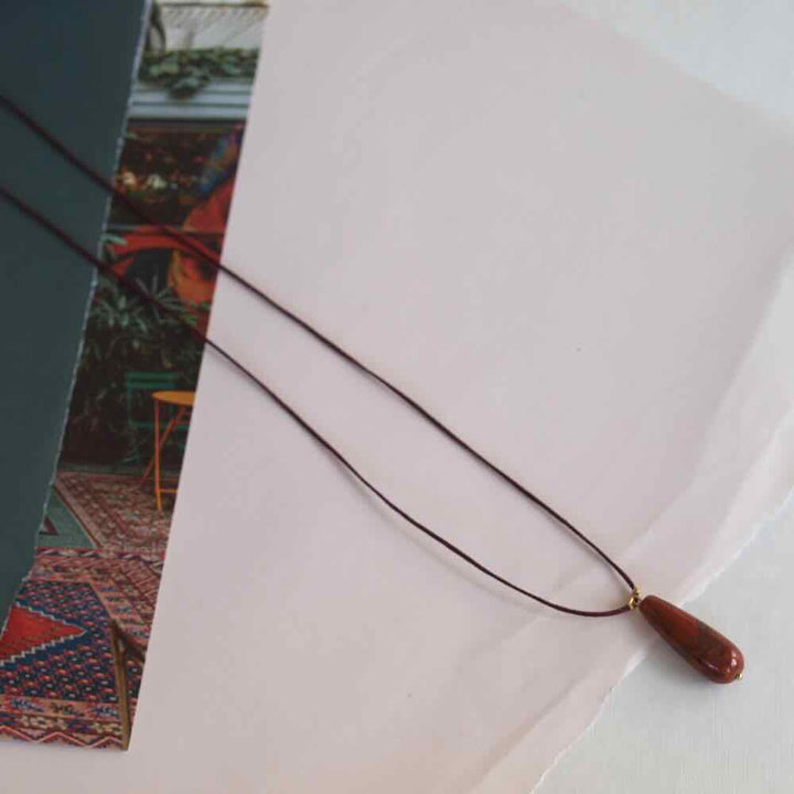 widaro ketting cord with drop