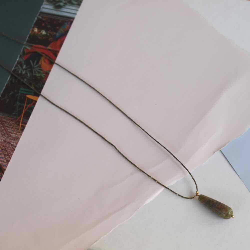 widaro ketting cord with drop