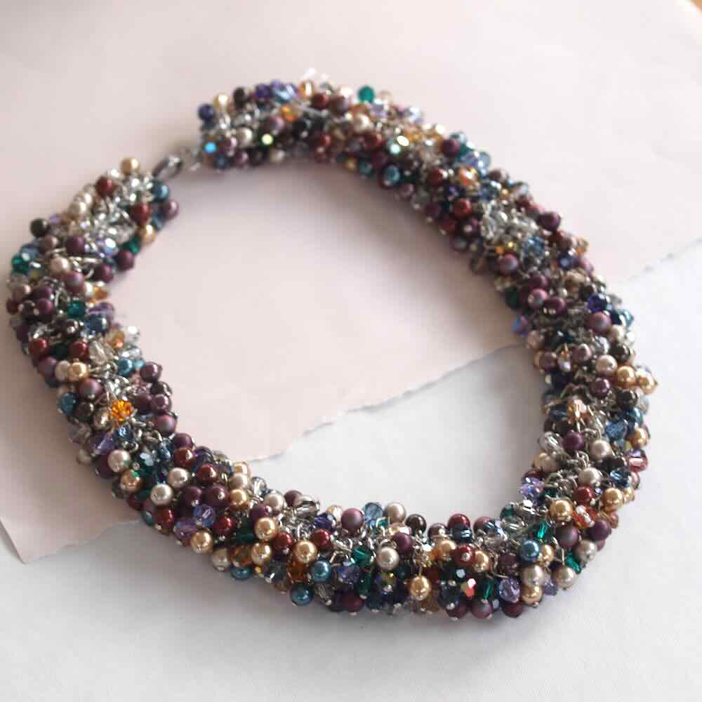 widaro ketting pearls and color sparkles