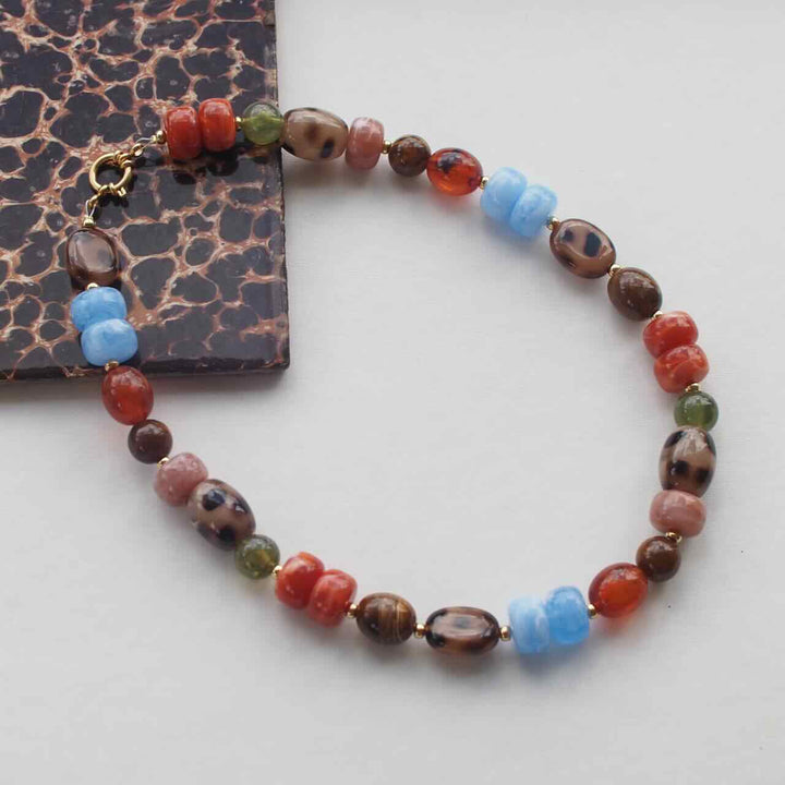 widaro ketting big blue brown