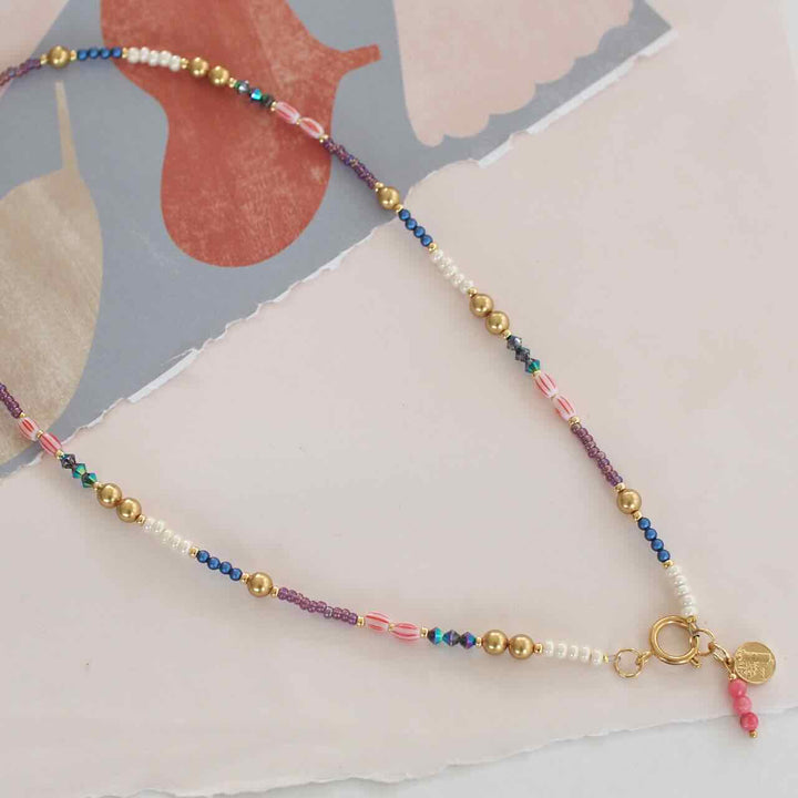 widaro ketting colourful stripey