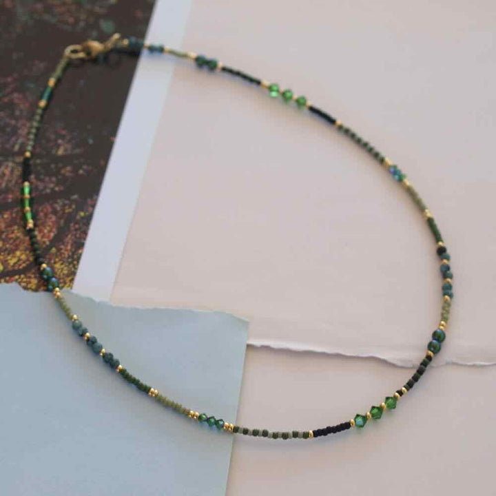 widaro ketting green black (kies je lengte)