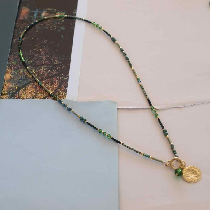 widaro ketting green black (kies je lengte)