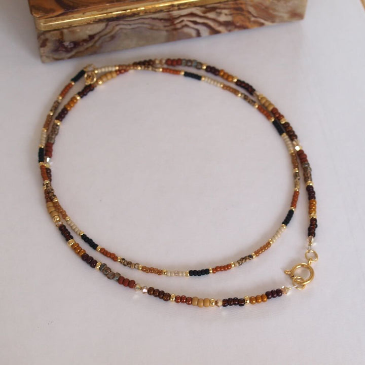 widaro ketting lots of brown (kies je ketting)