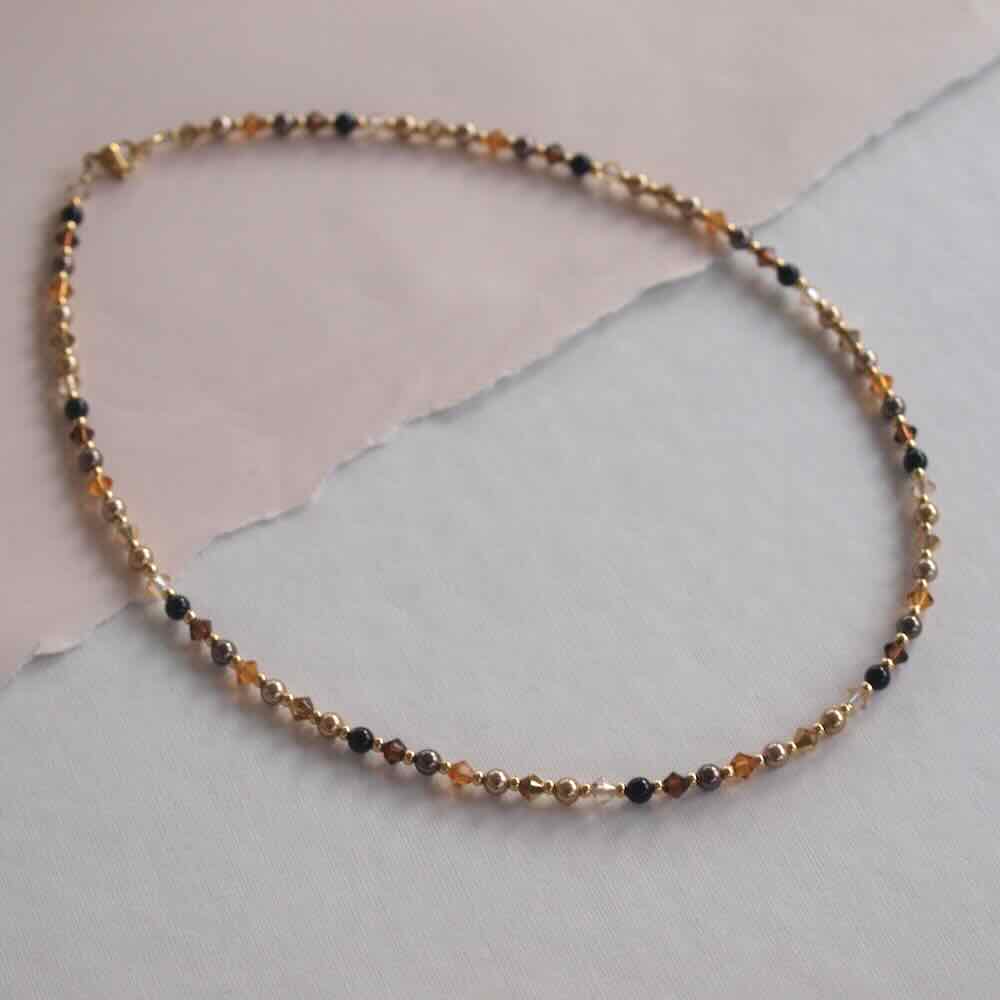 widaro ketting mix black brown