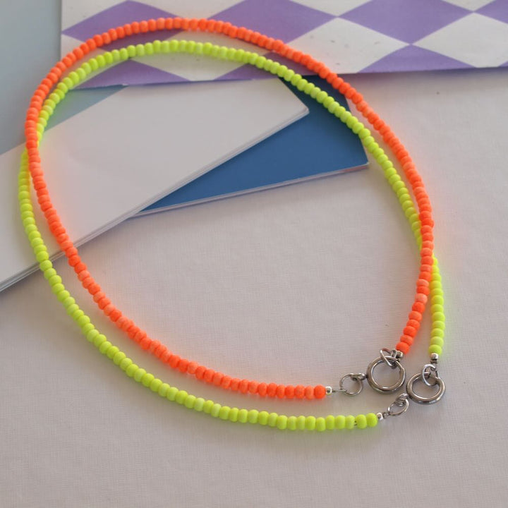 widaro ketting neon orange/yellow (kies je kleur)