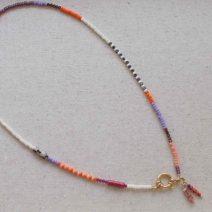 widaro ketting purple orange