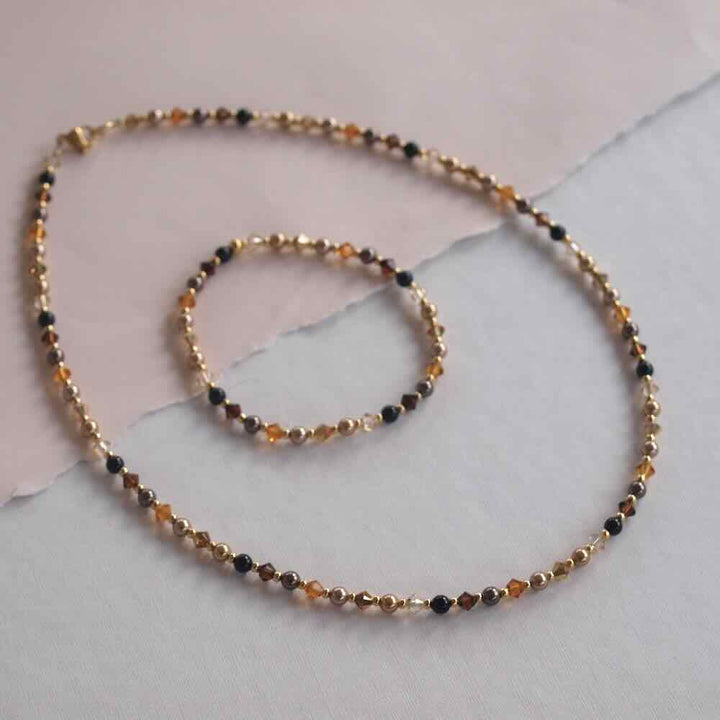 widaro ketting mix black brown