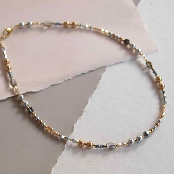 widaro ketting sparkling pearls