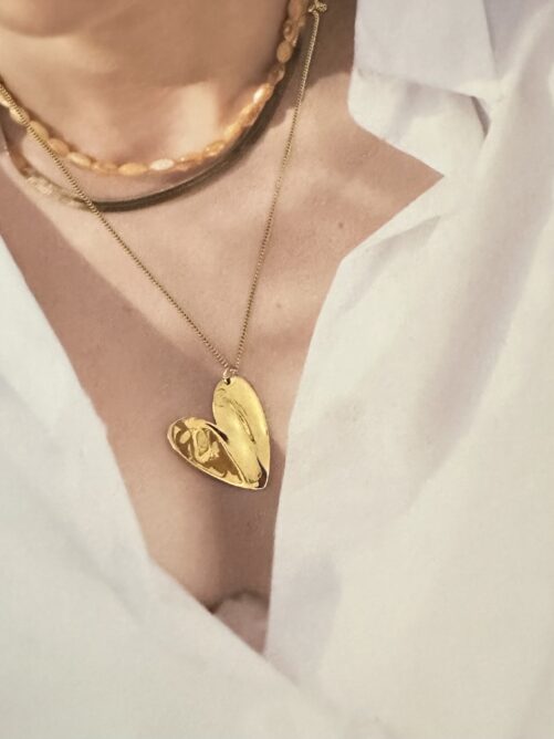 ellen beekmans ketting gouden hart