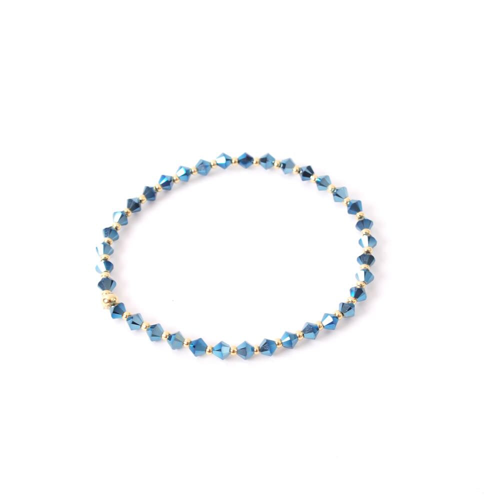widaro armband sparkle blue/black (kies je kleur)