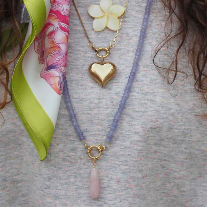 widaro ketting purple agate (kies je lengte)
