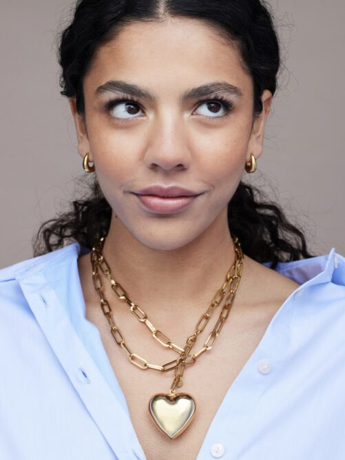 ellen beekmans schakelketting met hart