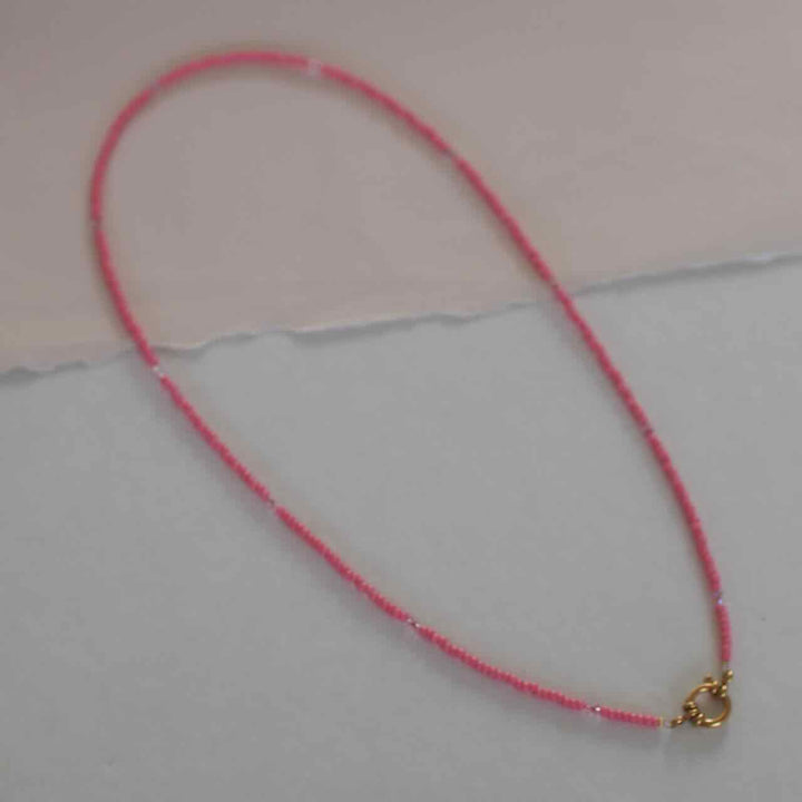 widaro lange ketting 60 cm pink
