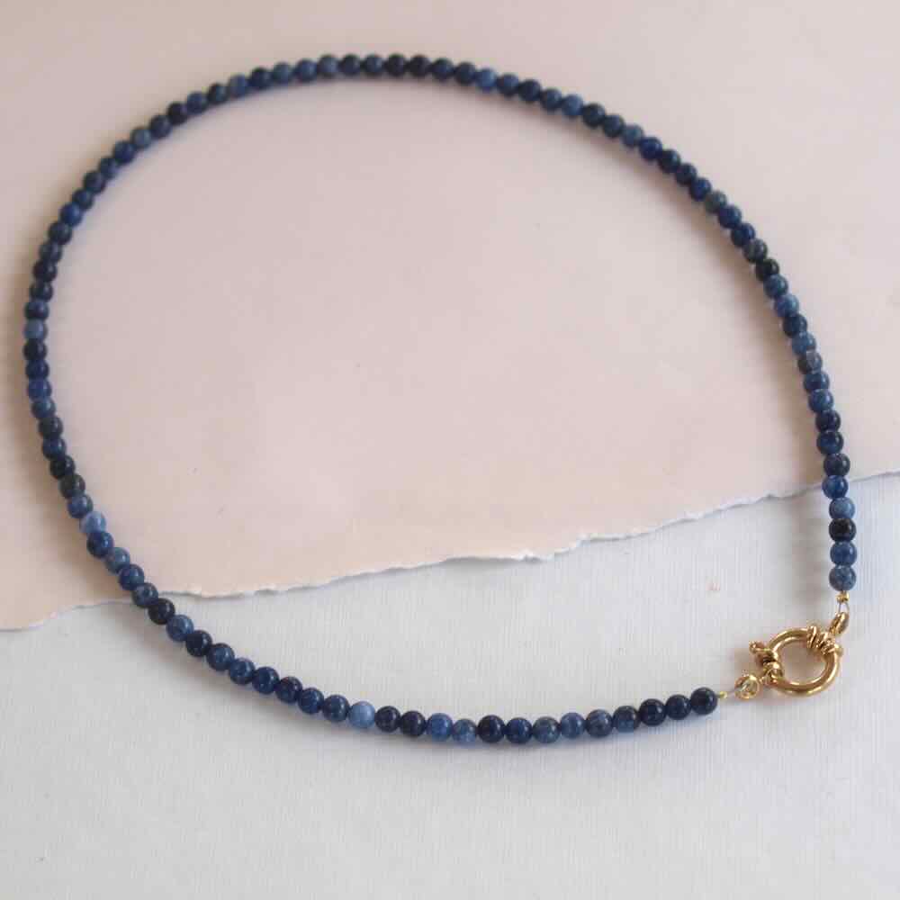 widaro ketting sodaliet blue