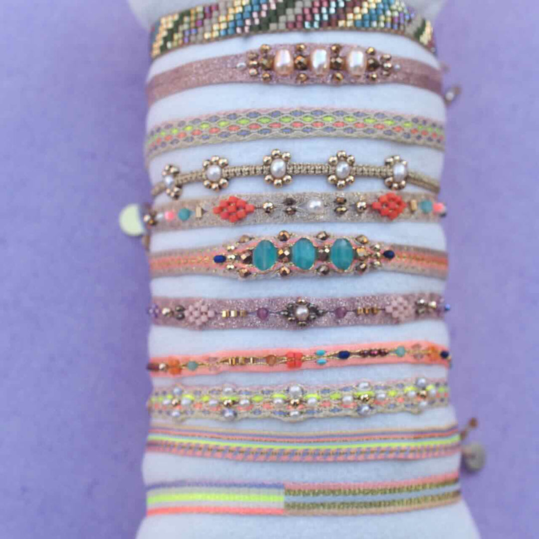 leju armband blossom pastel pearl