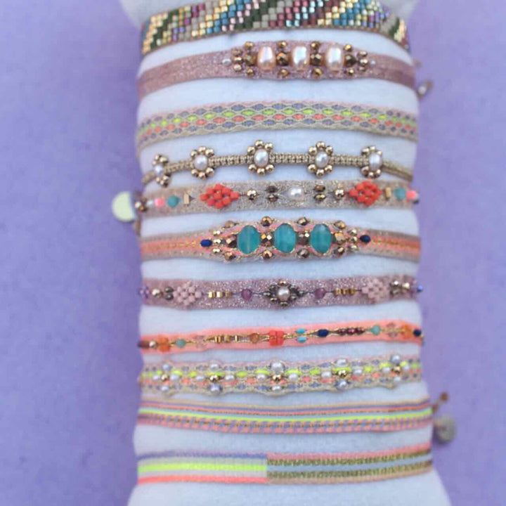 leju armband blossom pastel pearl