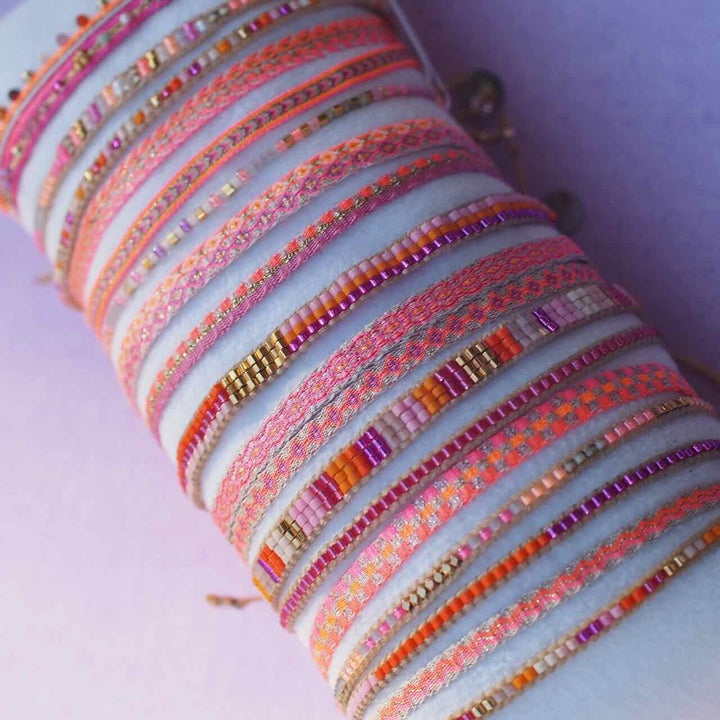 leju armband neon pink smal (kies je soort)