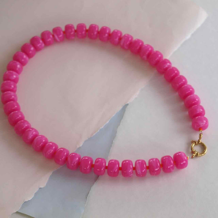 widaro ketting big fuchsia