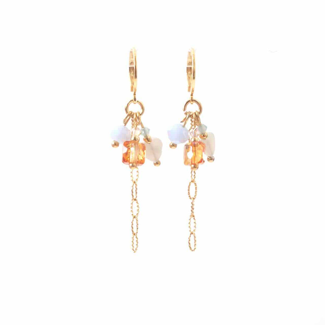 widaro oorbellen light blue charms