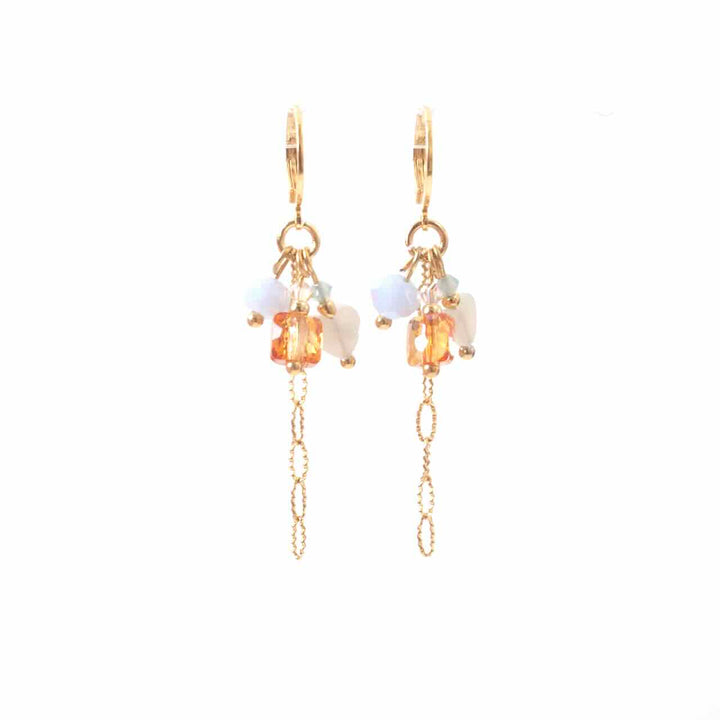 widaro oorbellen light blue charms