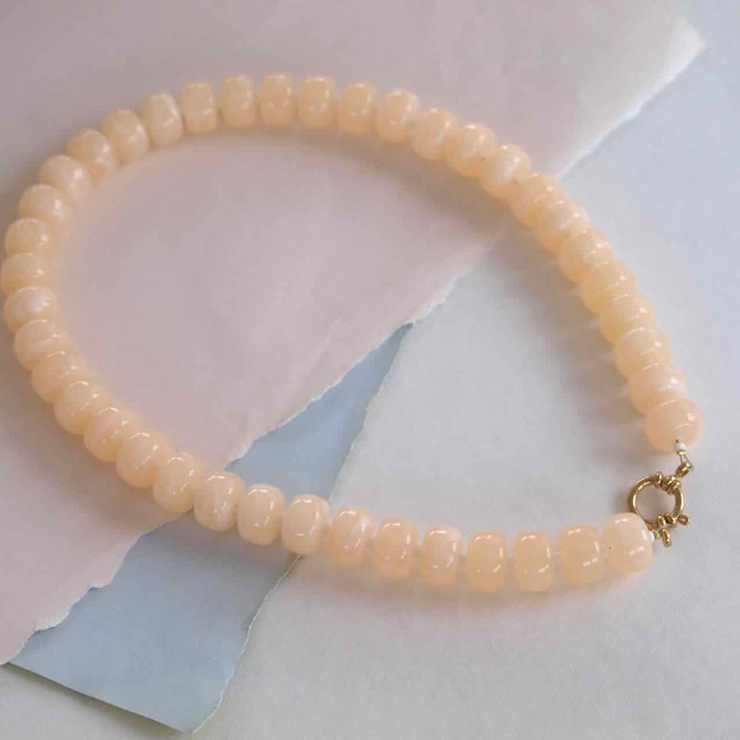widaro ketting big light peach