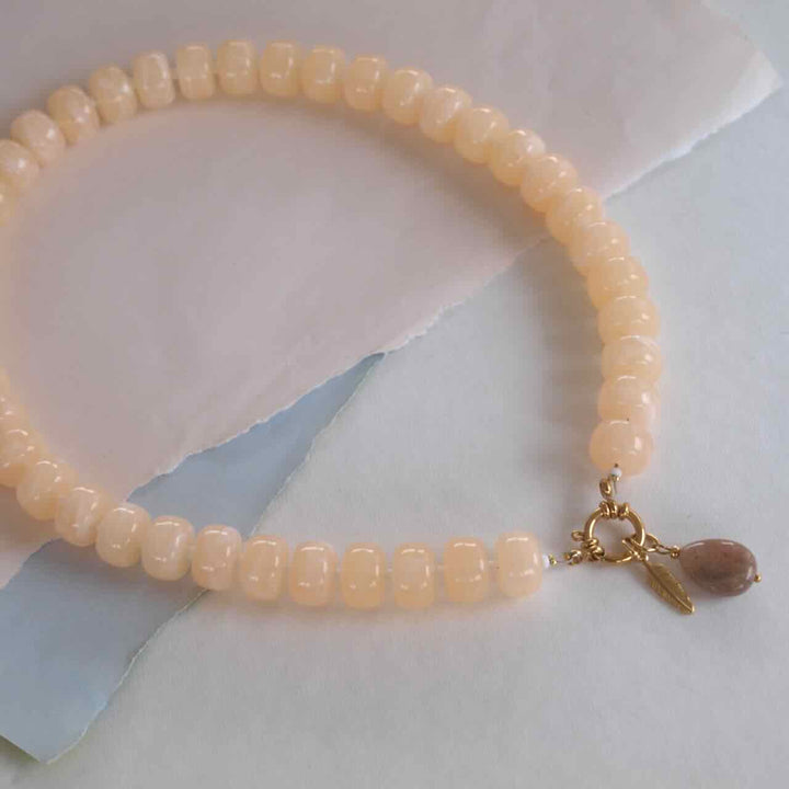widaro ketting big light peach