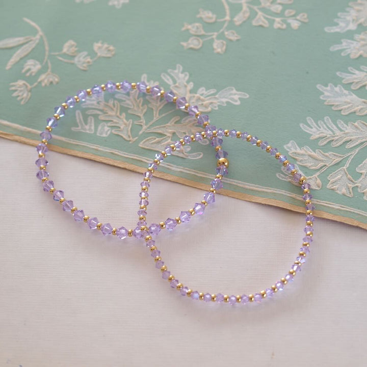 widaro armband lila colour shine (kies je grootte)