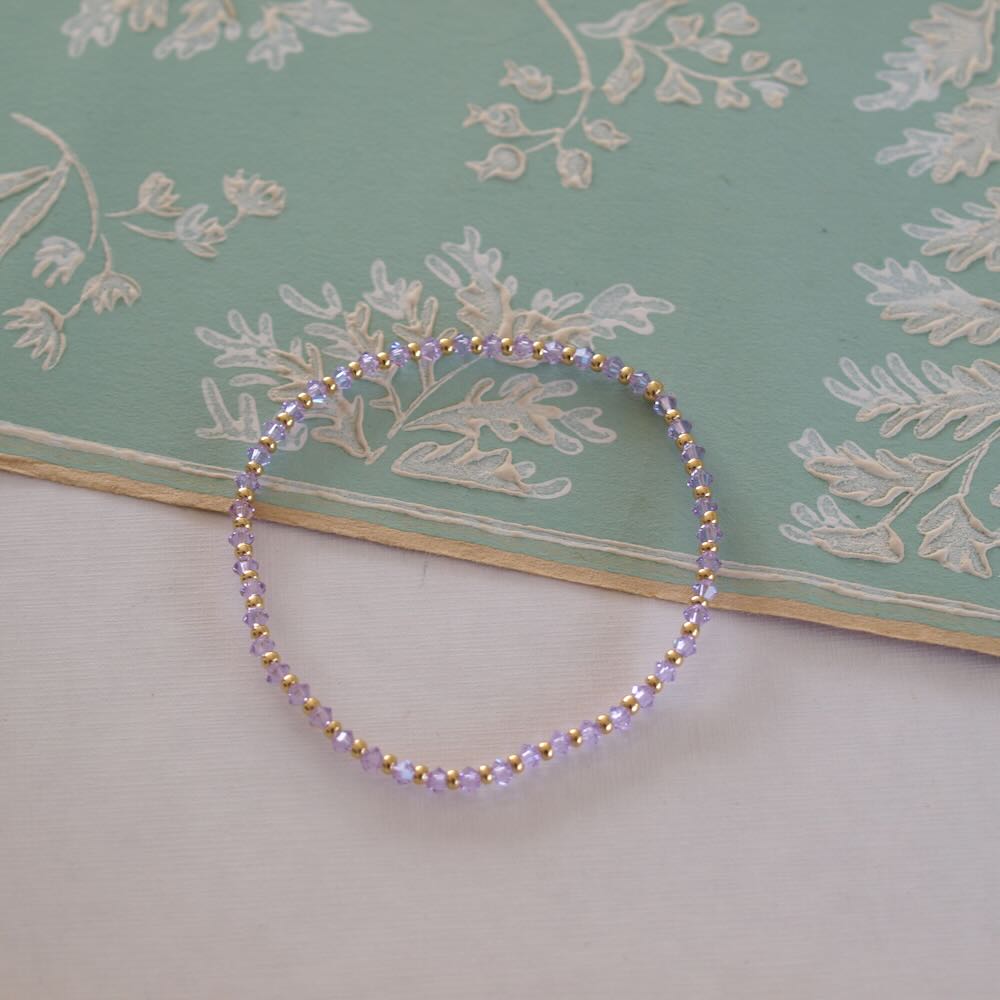 widaro armband lila colour shine (kies je grootte)