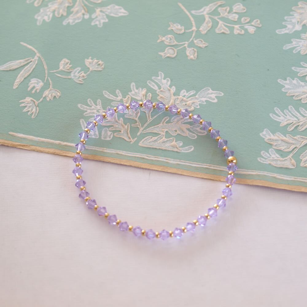 widaro armband lila colour shine (kies je grootte)
