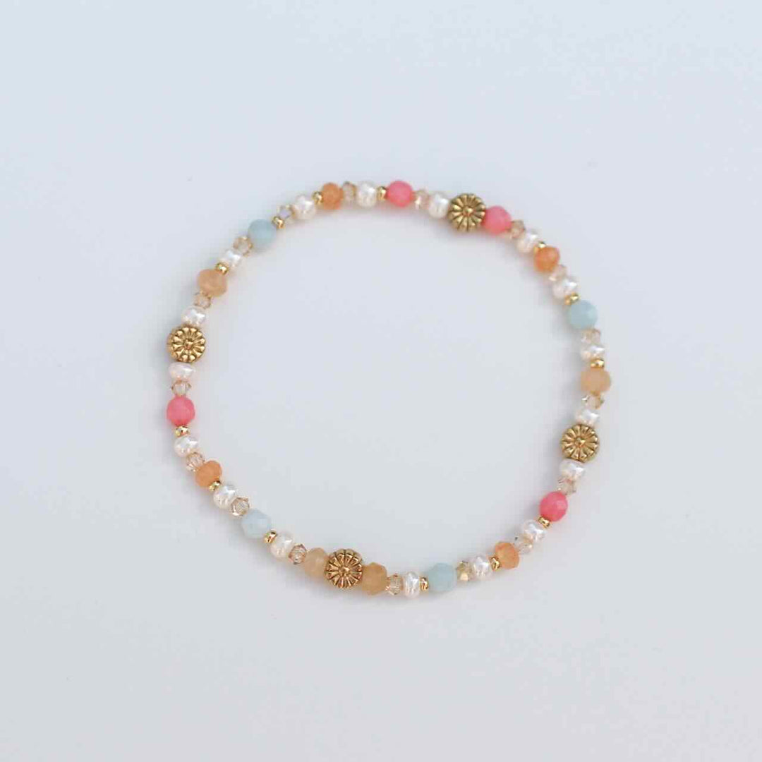 widaro armband lovely flowers gold (kies je soort)