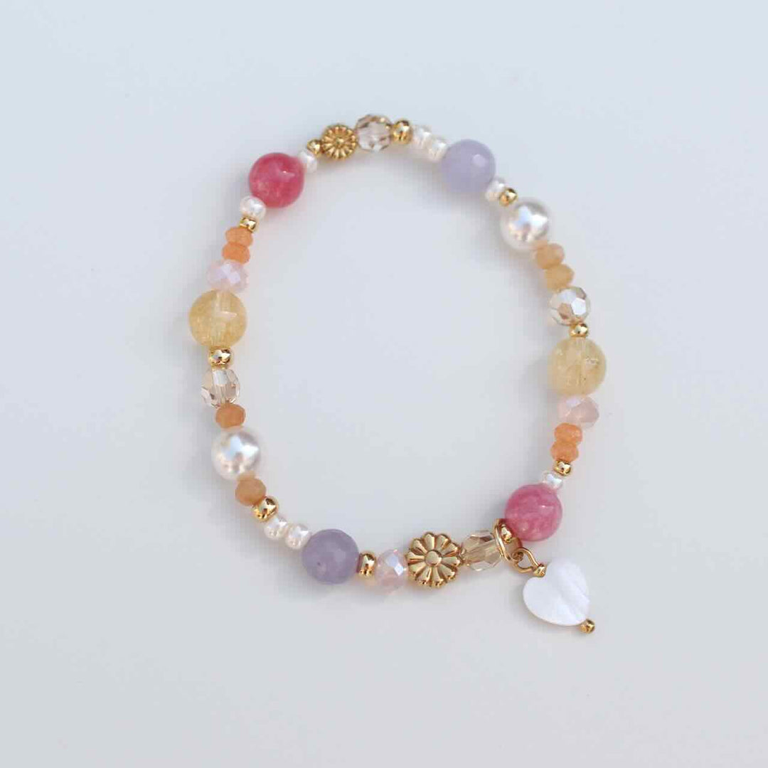 widaro armband lovely flowers gold (kies je soort)