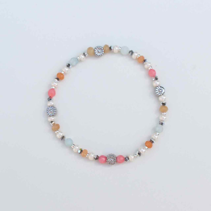widaro armband lovely flowers silver (kies je soort)