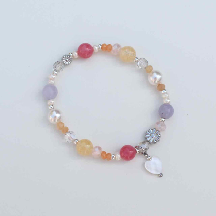 widaro armband lovely flowers silver (kies je soort)