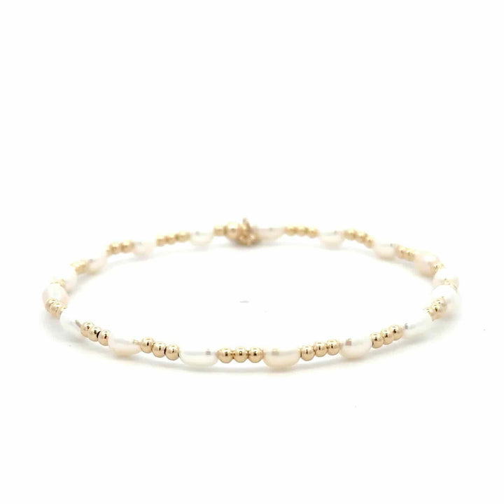 pscallme armband mix 3 oval pearl gold