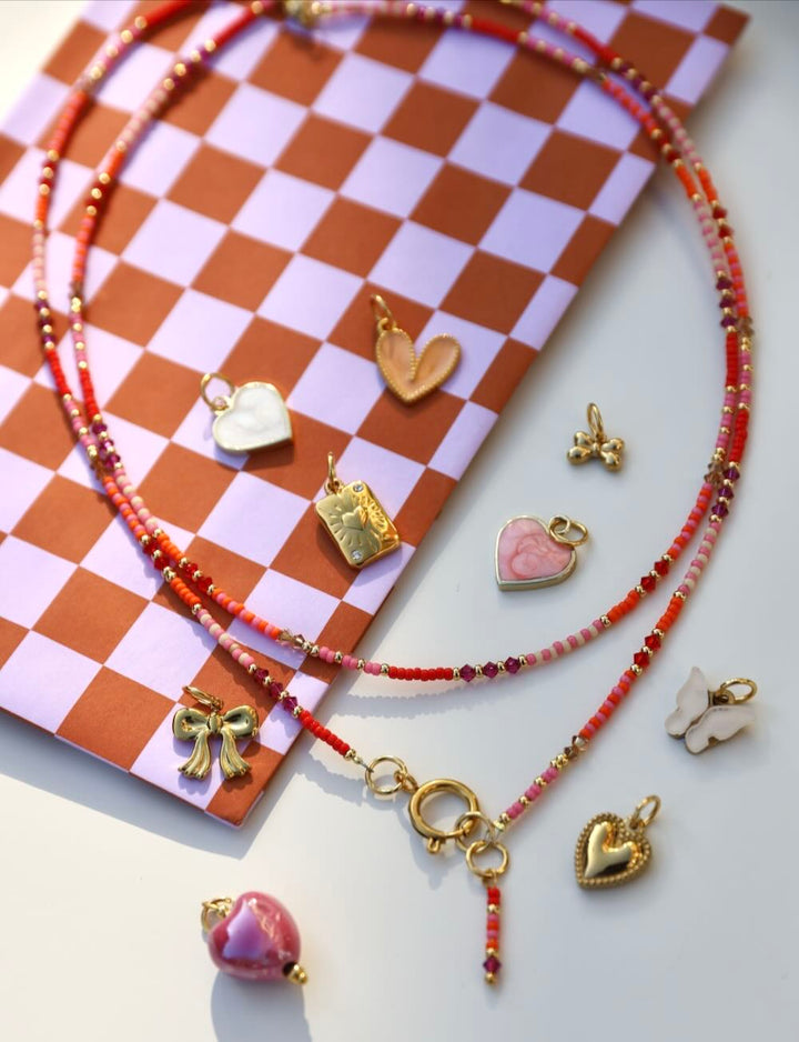 widaro ketting mix red pink