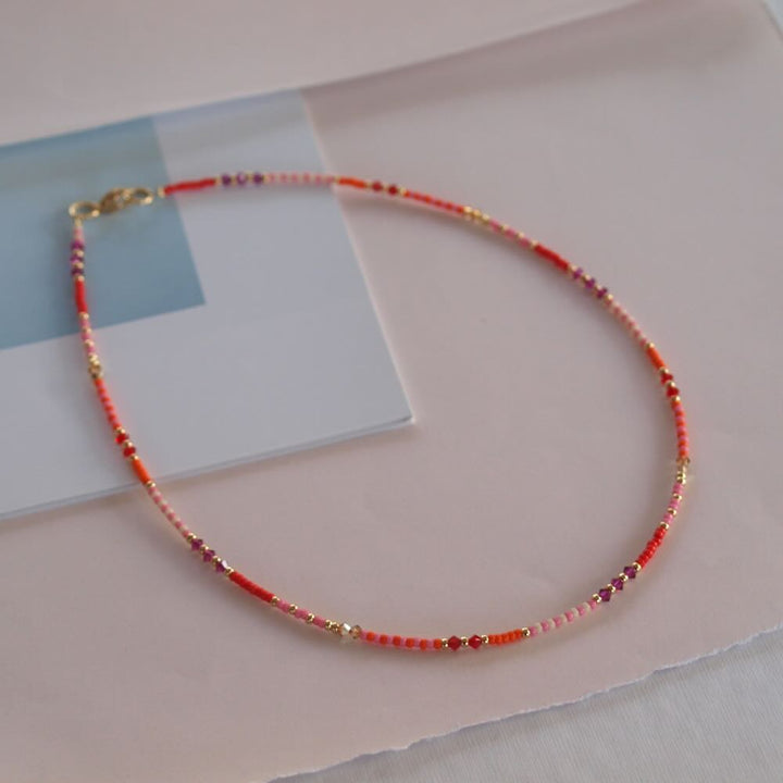 widaro ketting mix red pink