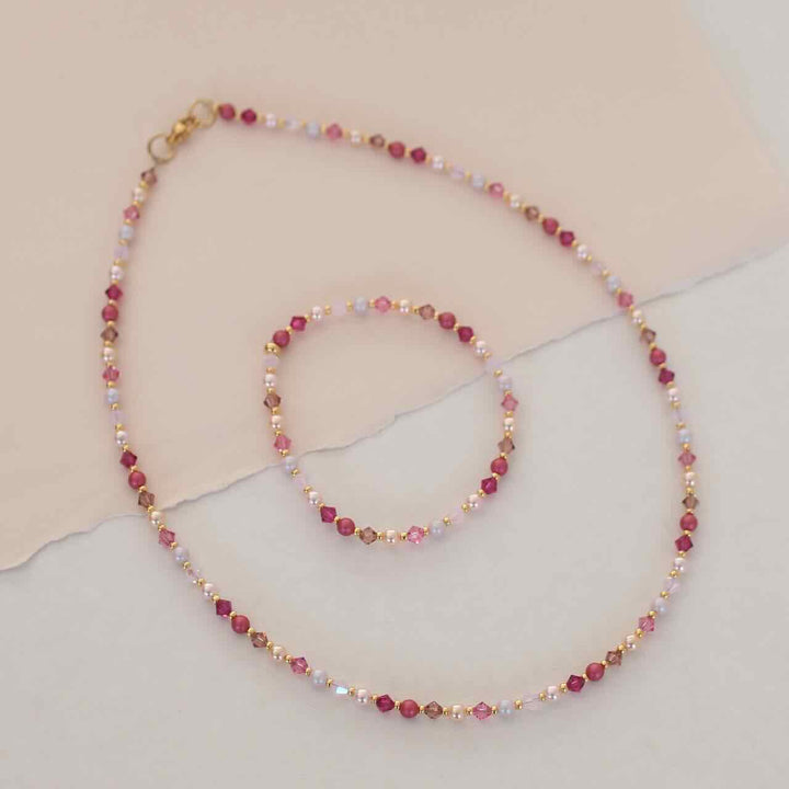 widaro ketting mix pink colours