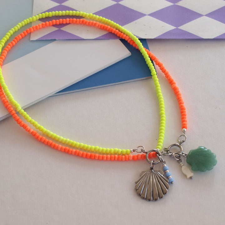 widaro ketting neon orange/yellow (kies je kleur)