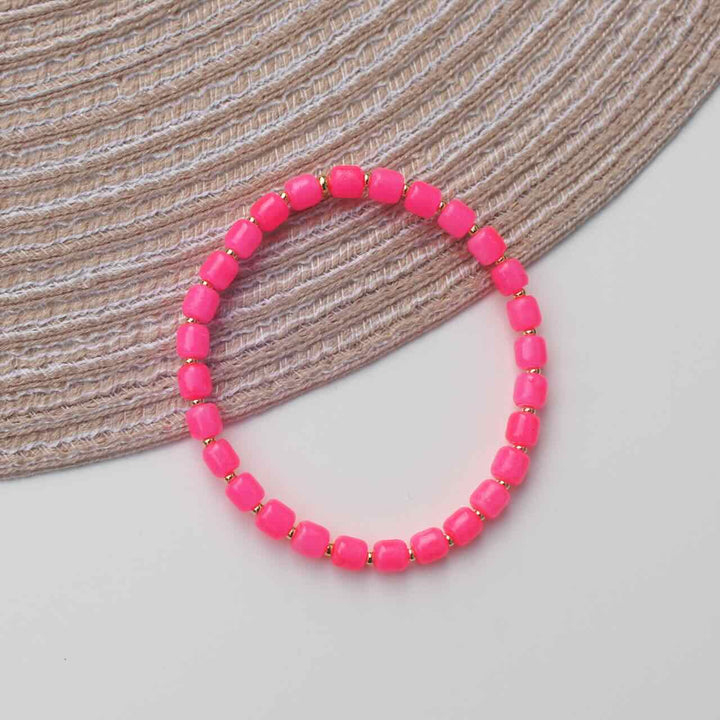widaro armband neon roze