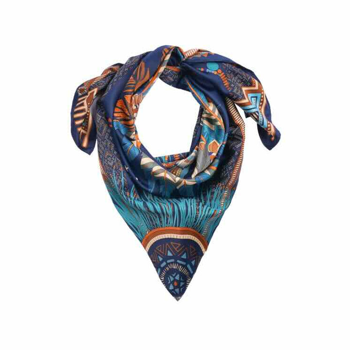 wild paris sjaal new western blue medium