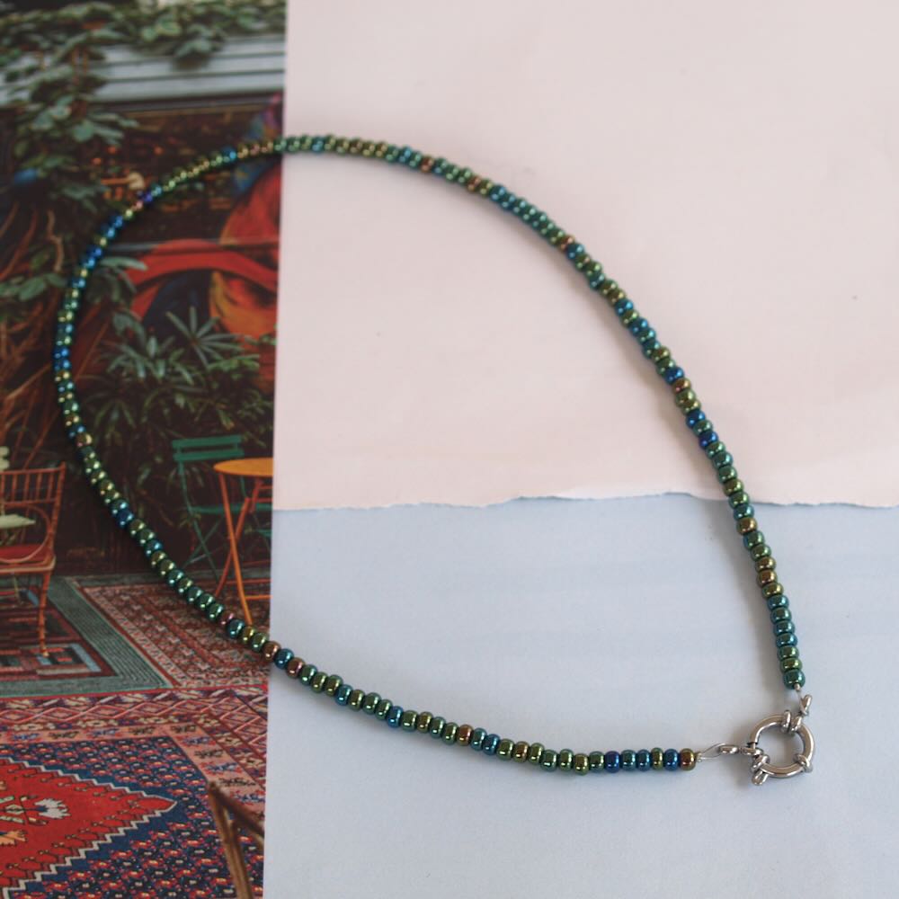 widaro ketting oil green/ dark green (kies je kleur)